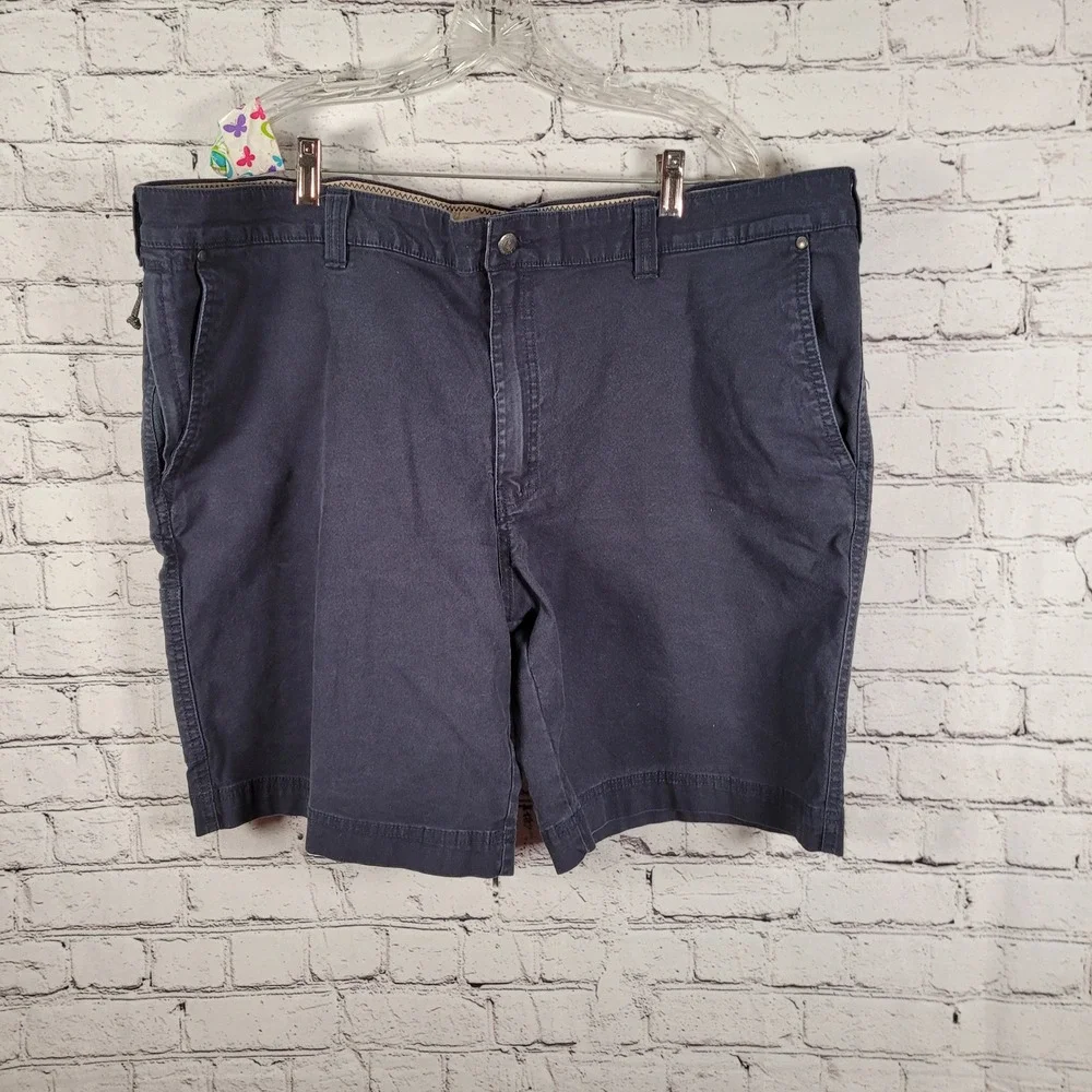 Columbia Utility Shorts Mens 44 Navy Blue Excellent‎ Cotton Stretch AM0184
